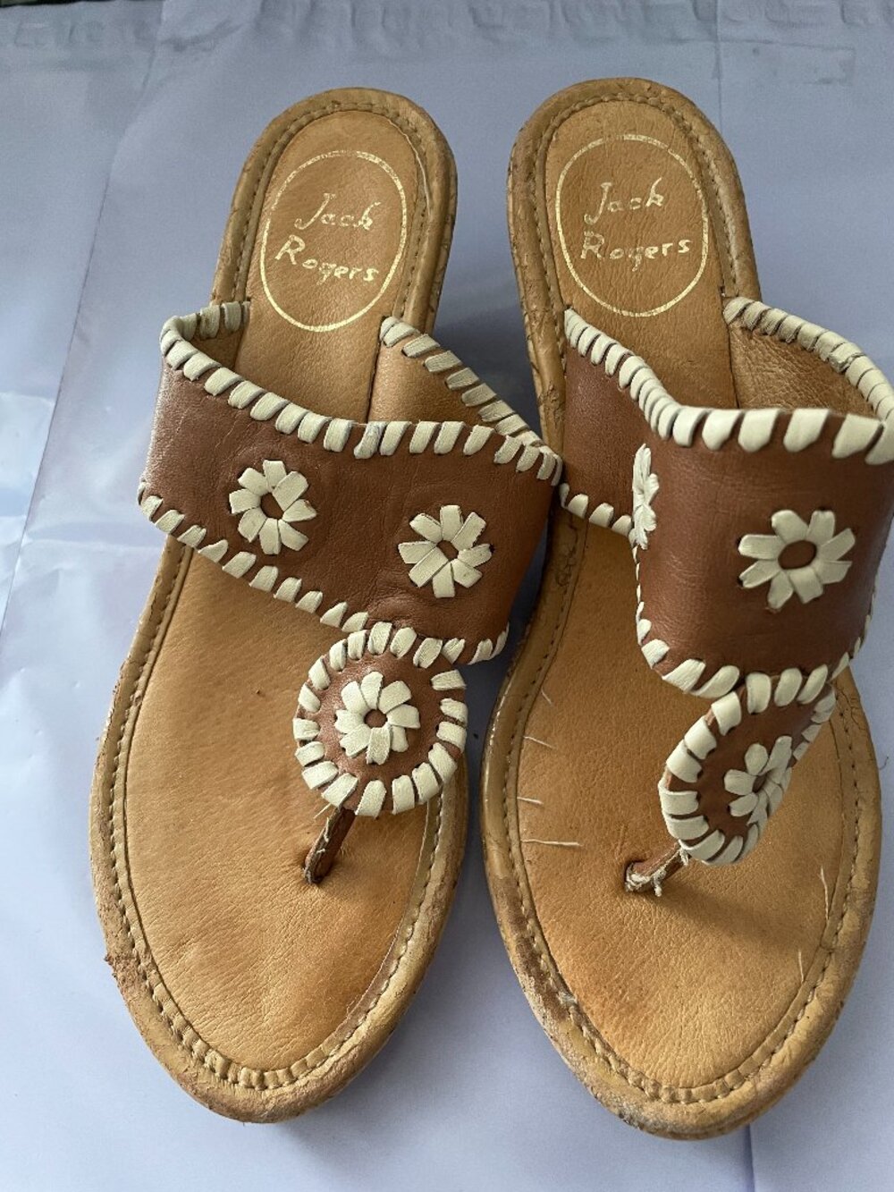 Jack Rogers Marbella wedge sandals - Picture 1 of 9